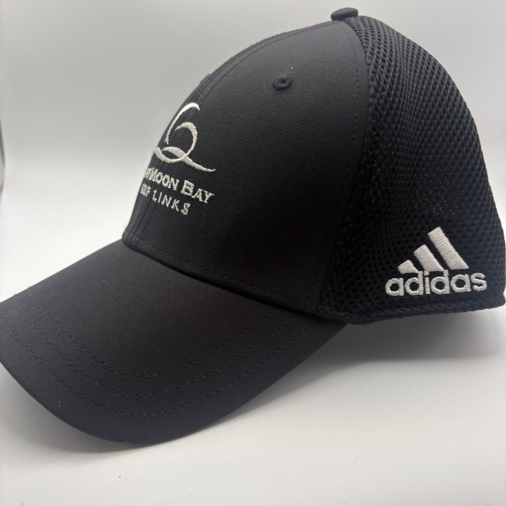 Half Moon Bay Golf Links Adidas TaylorMade Hat L/XL Black Classic Activewear Cap - Picture 2 of 7